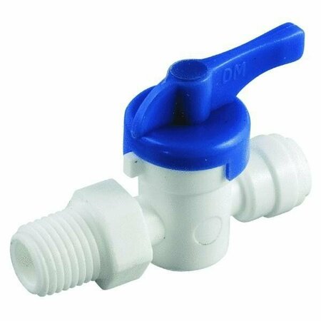 ANDERSON METALS Push-in Ball Valve 53901-0606